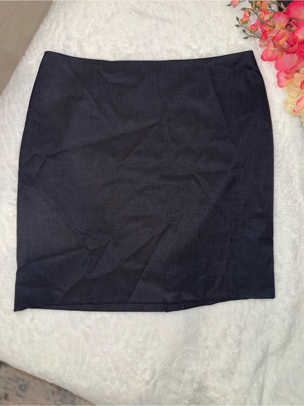 Anne Klein Black Mini Pencil Skirt Size 4P